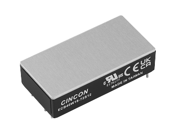 Cincon Releases ECB40W18 Series, New 40W 2” x 1” Inches Size 18:1 Ultra-wide Input Range DC-DC Converter
